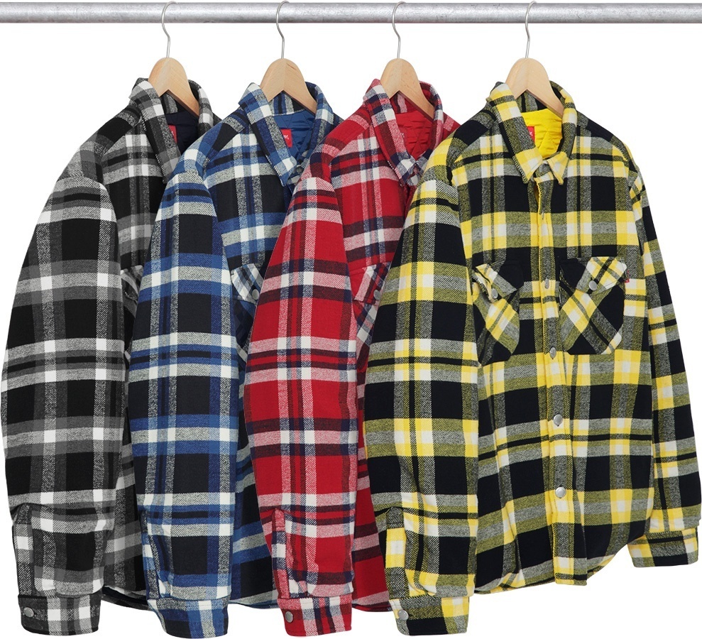 Quilted Arc Logo Flannel Shirt
